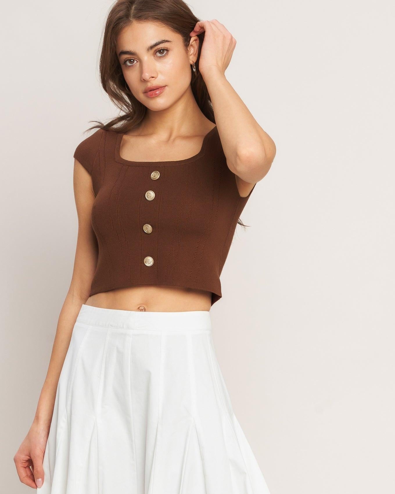 Effortless Fit Sweater Knit Top