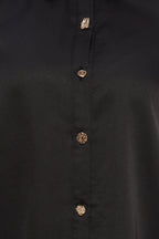 Black Orbit Woven Top