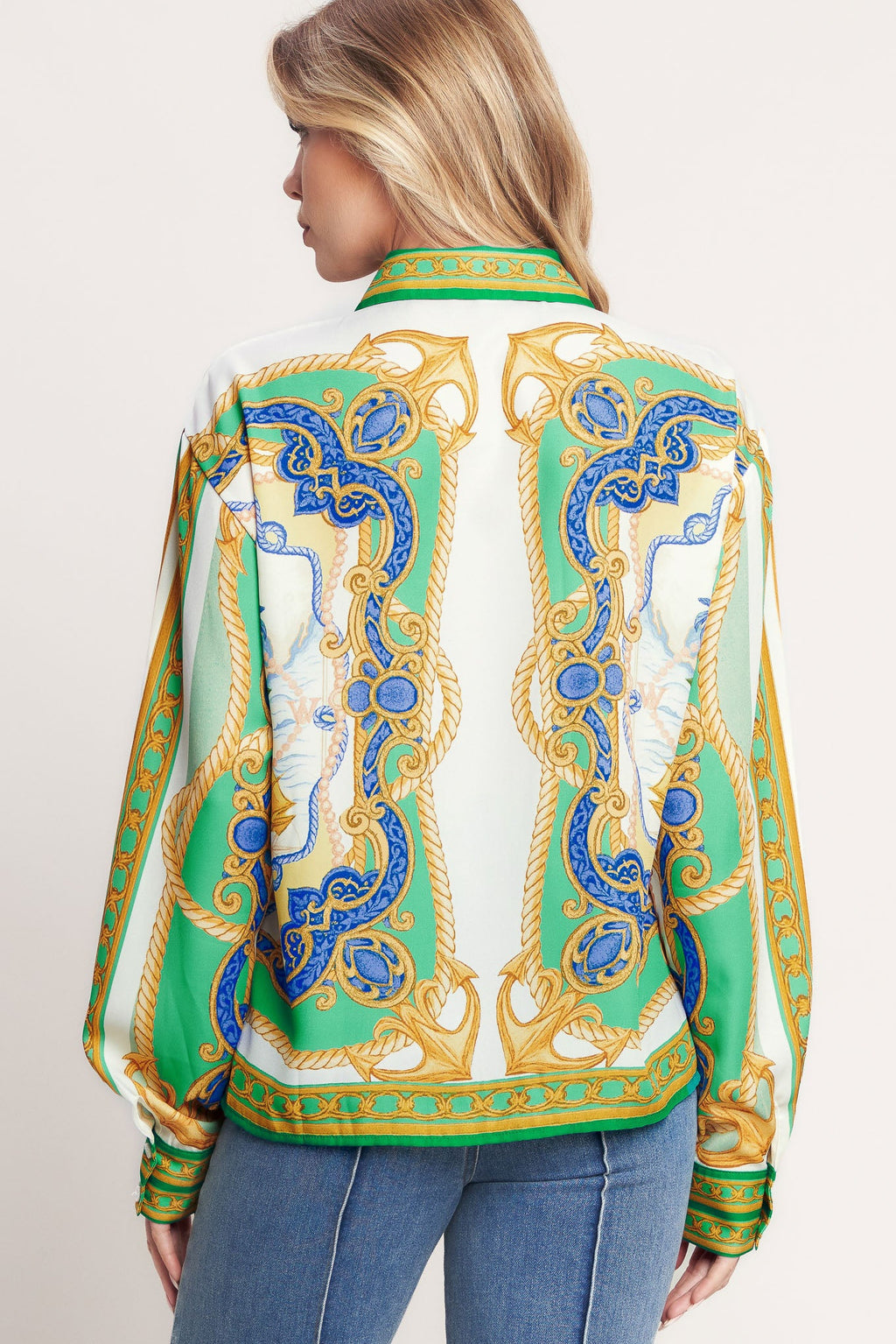 Vintage Heiress Woven Top