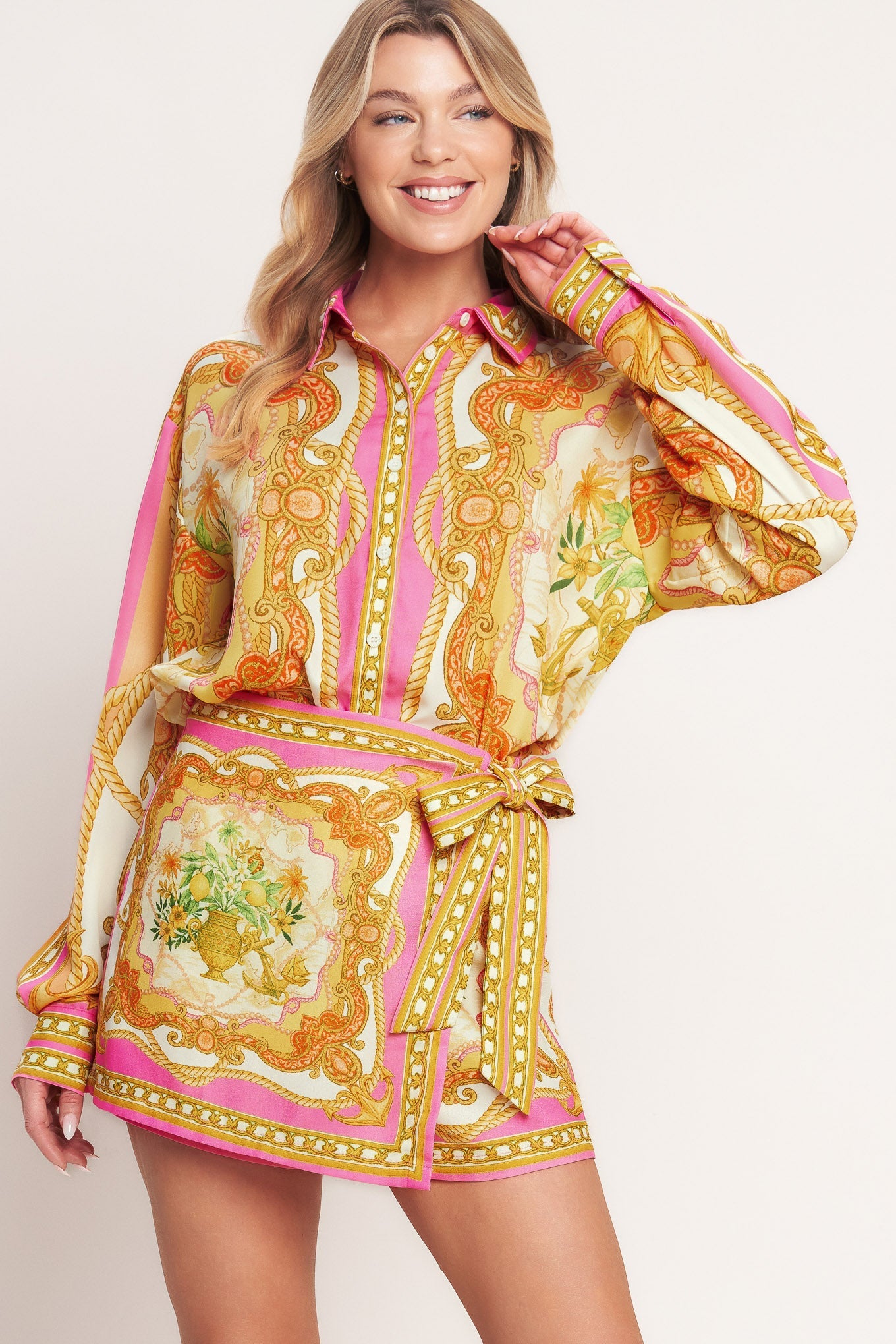 Vintage Heiress Woven Top