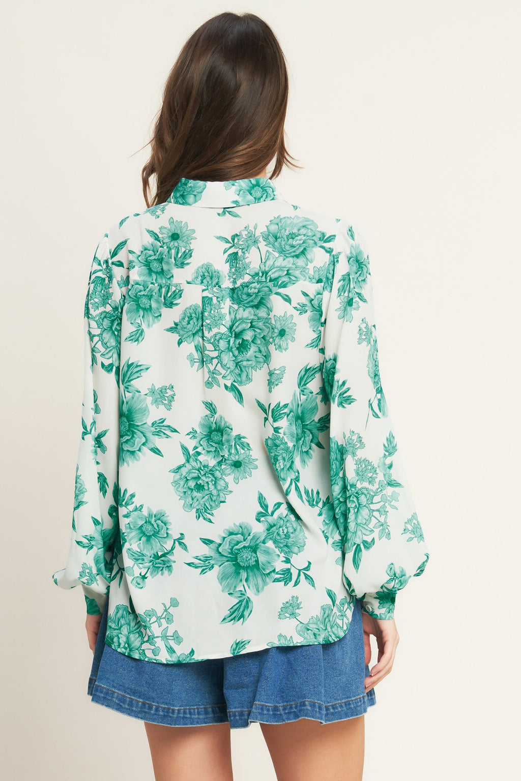 Botanical Pop Woven Top
