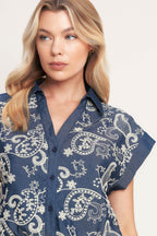 Handcrafted Feel Embroidery Top