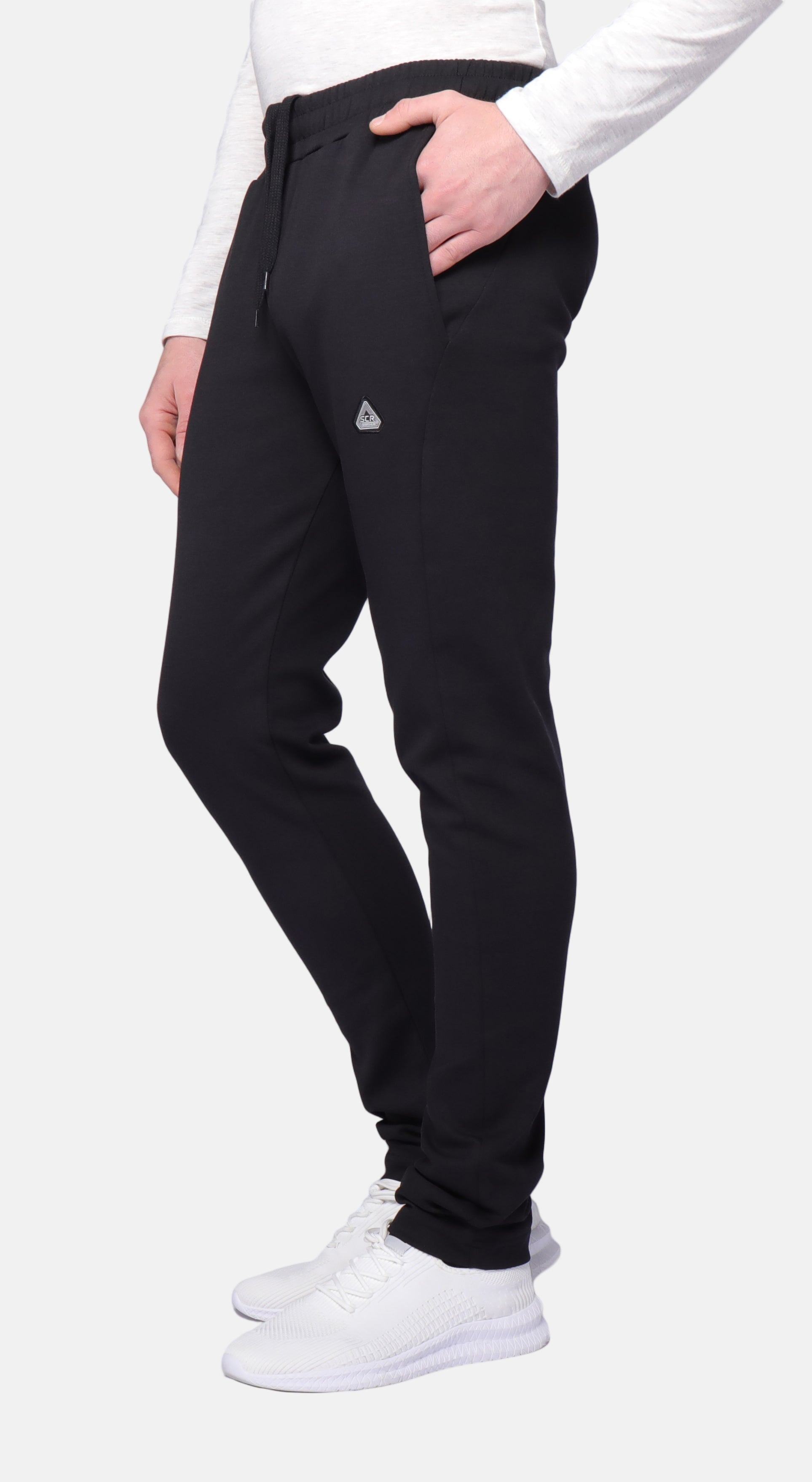 SCR Classic Athleisure Pant Tapered Black | Tall