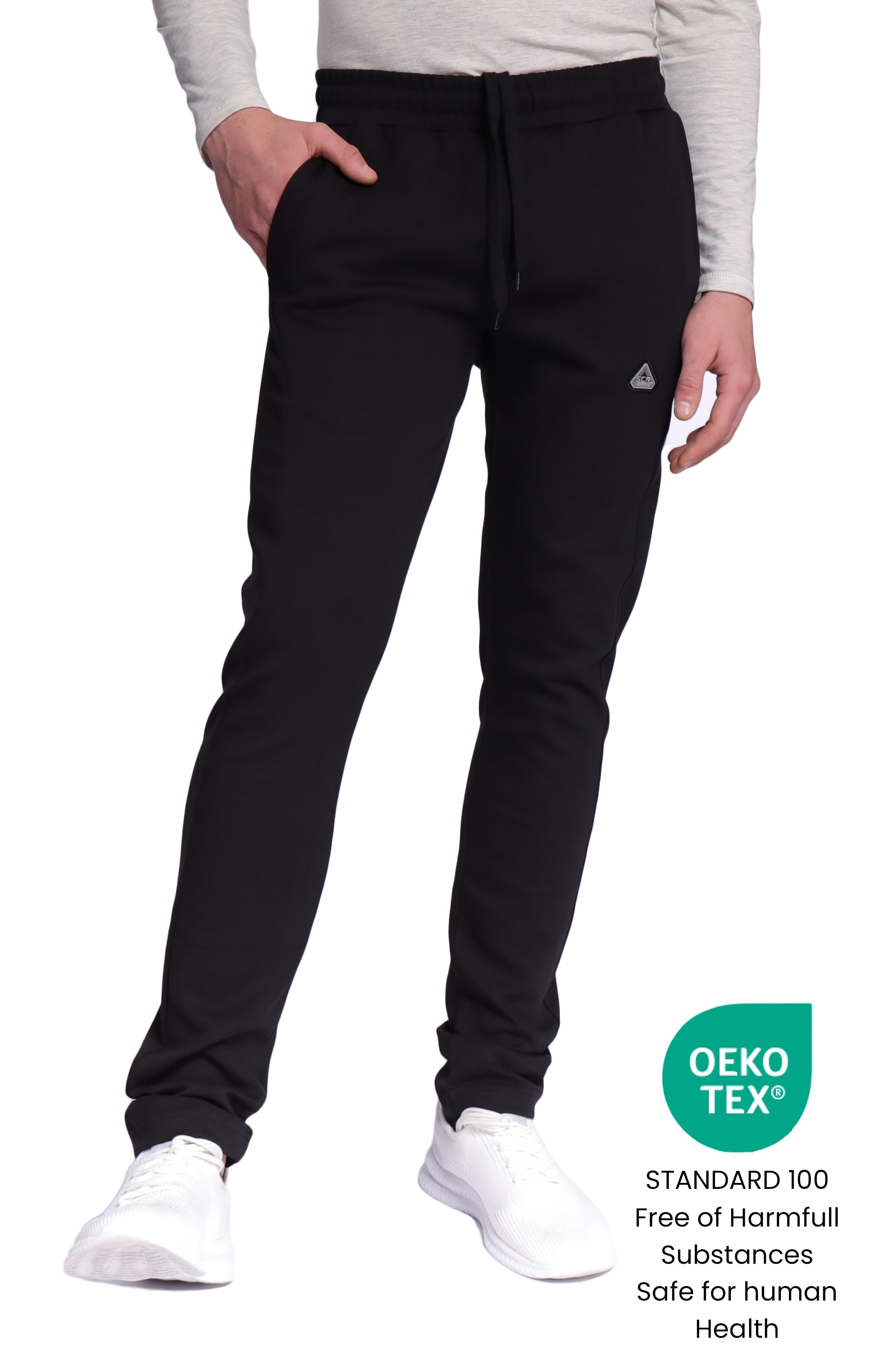 SCR Classic Athleisure Pant Tapered Black | Tall
