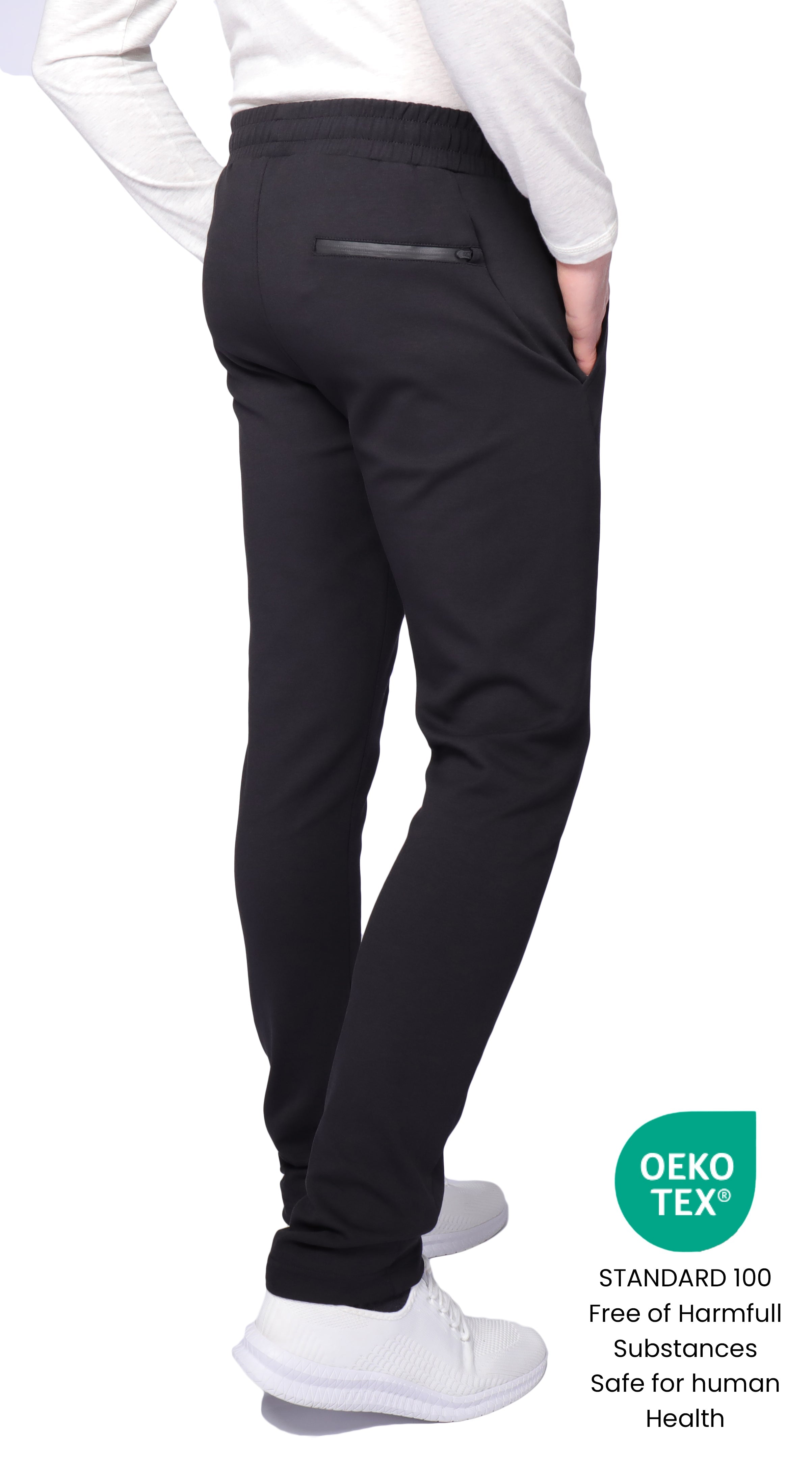SCR Classic Athleisure Pant Tapered Black | Tall