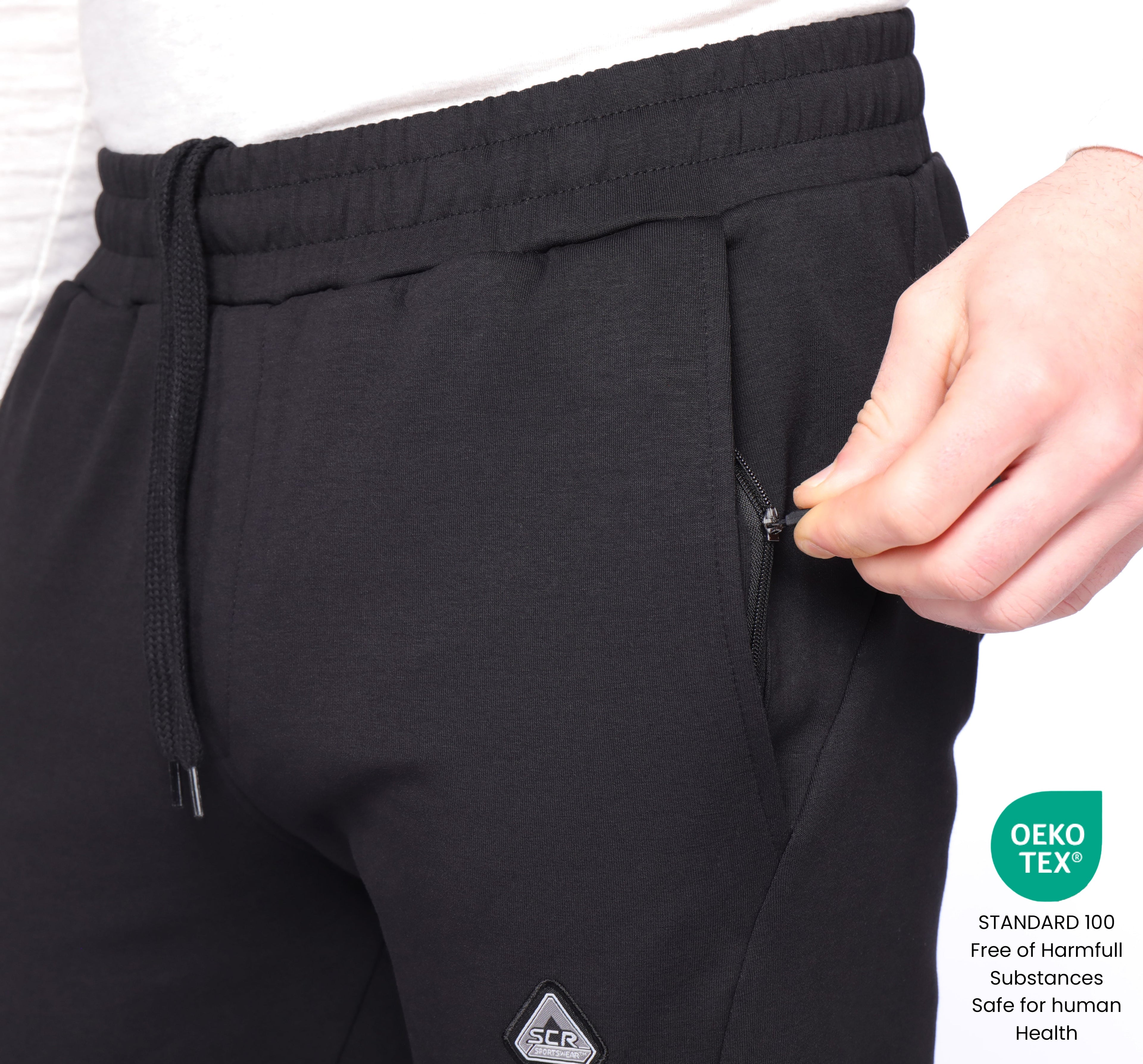 SCR Classic Athleisure Pant Tapered Black | Tall