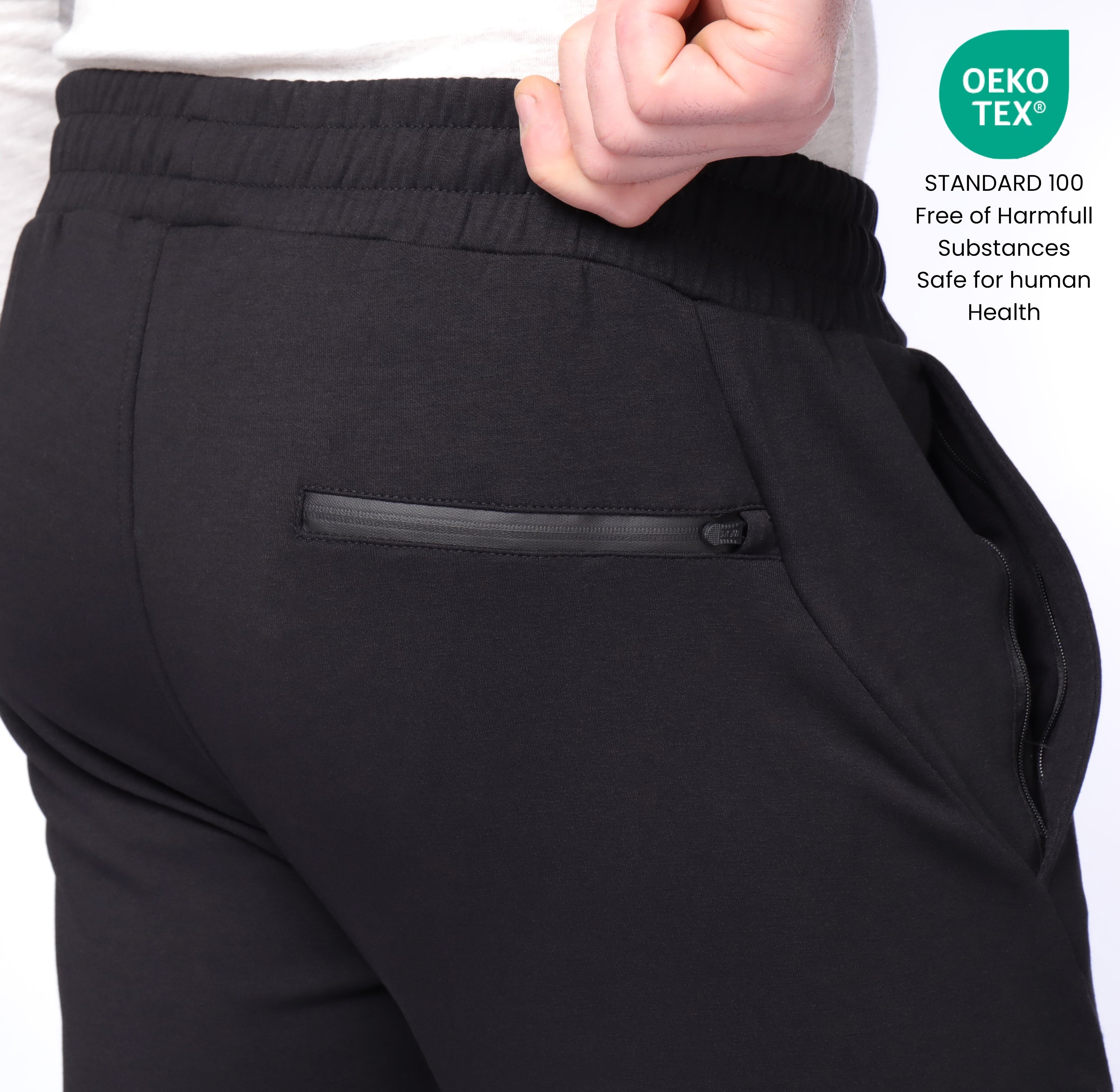 SCR Classic Athleisure Pant Tapered Black | Tall