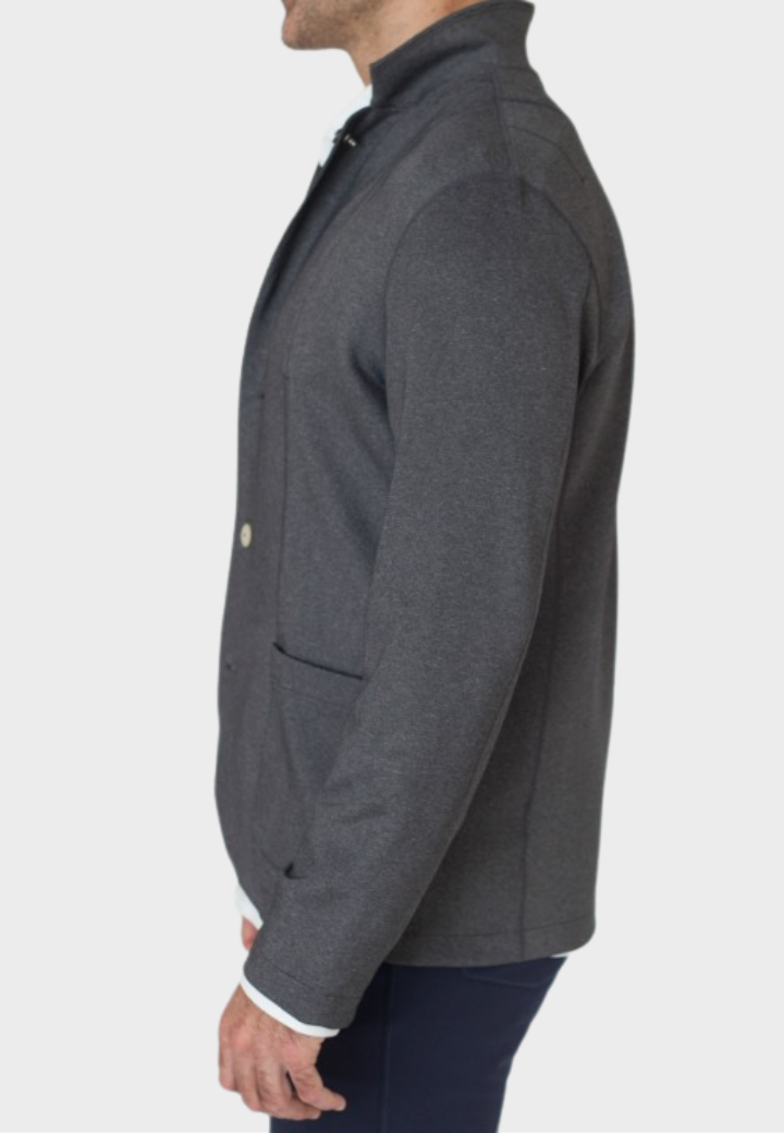 In-Flight Stretch Blazer | Charcoal Gray