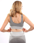 Isalda Seamless Sports Bra | Grey
