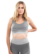 Isalda Seamless Sports Bra | Grey