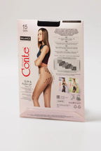 Tights Conte Balance 15 Den Push-Up Effect