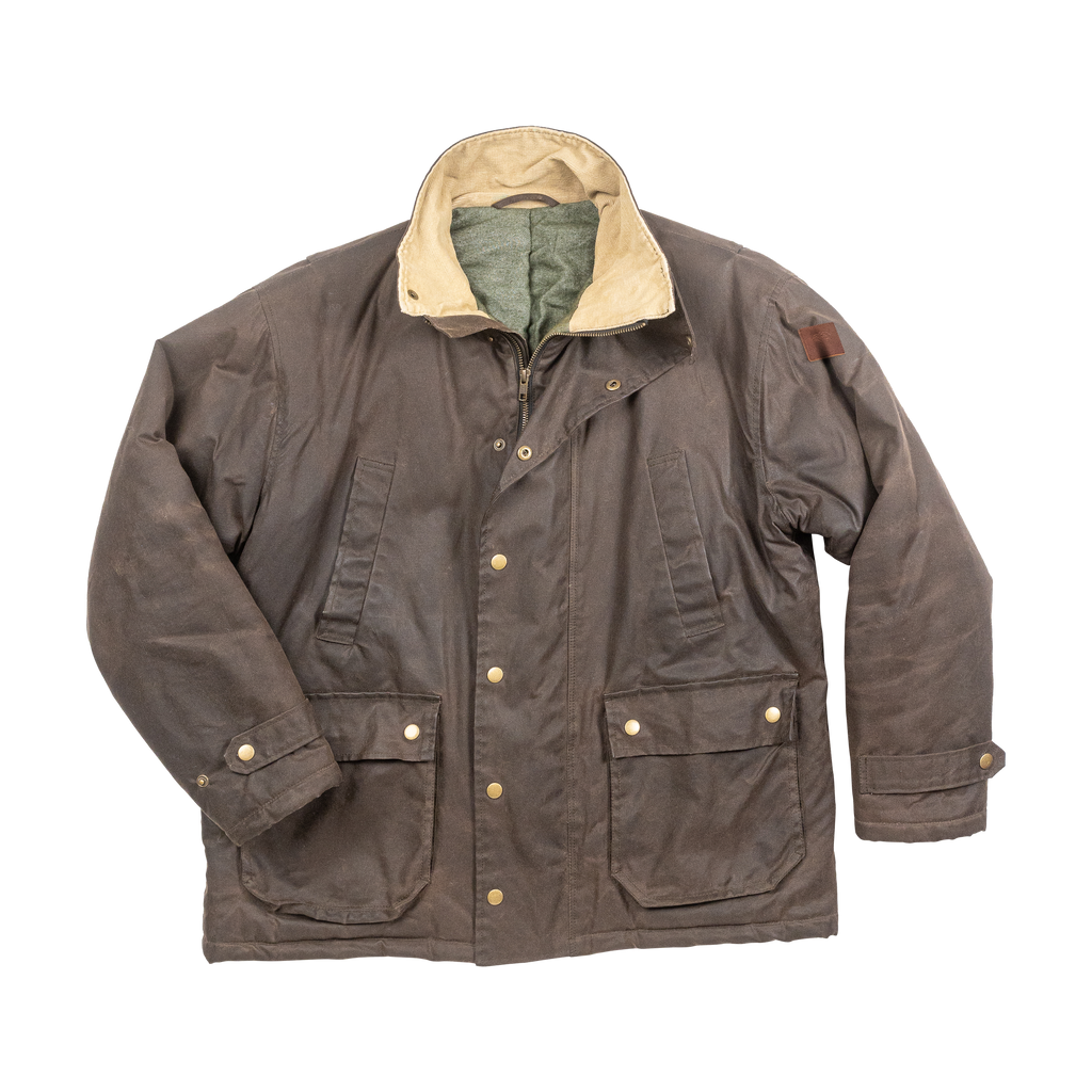 Copperas Waxed Jacket | Chocolate