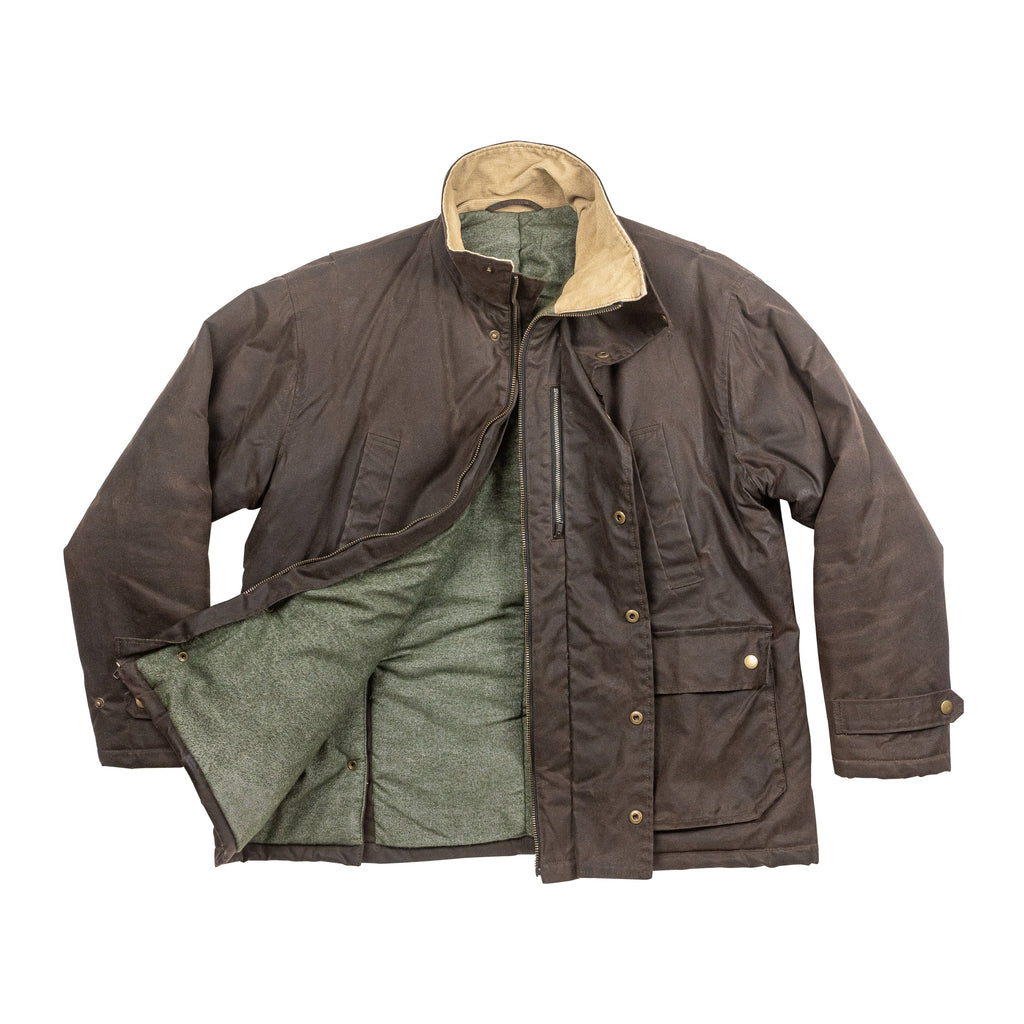 Copperas Waxed Jacket | Chocolate