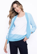 Open Front Stripe Jacket