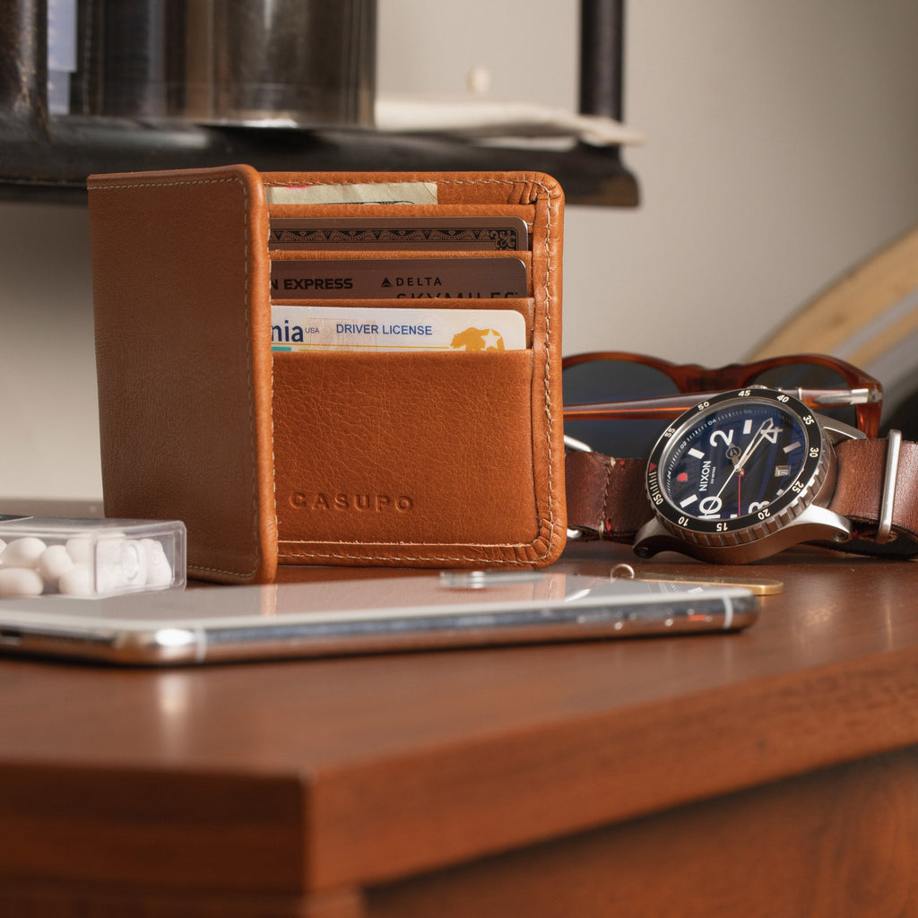 Large Billfold Wallet with RFID Protection | Natural