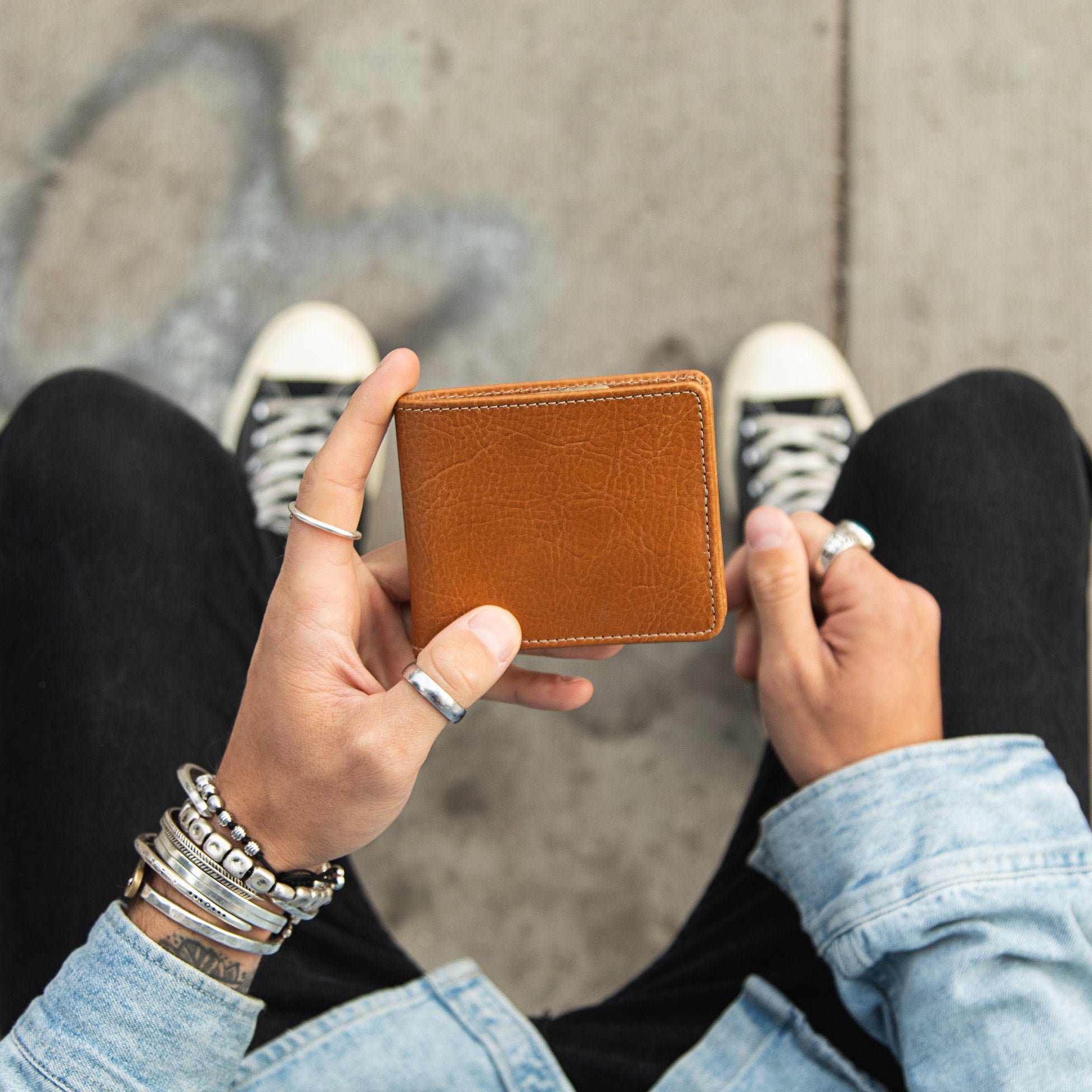 Large Billfold Wallet with RFID Protection | Natural