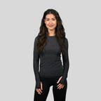Laguna Long-Sleeve Women's Sun Shirt Heathered