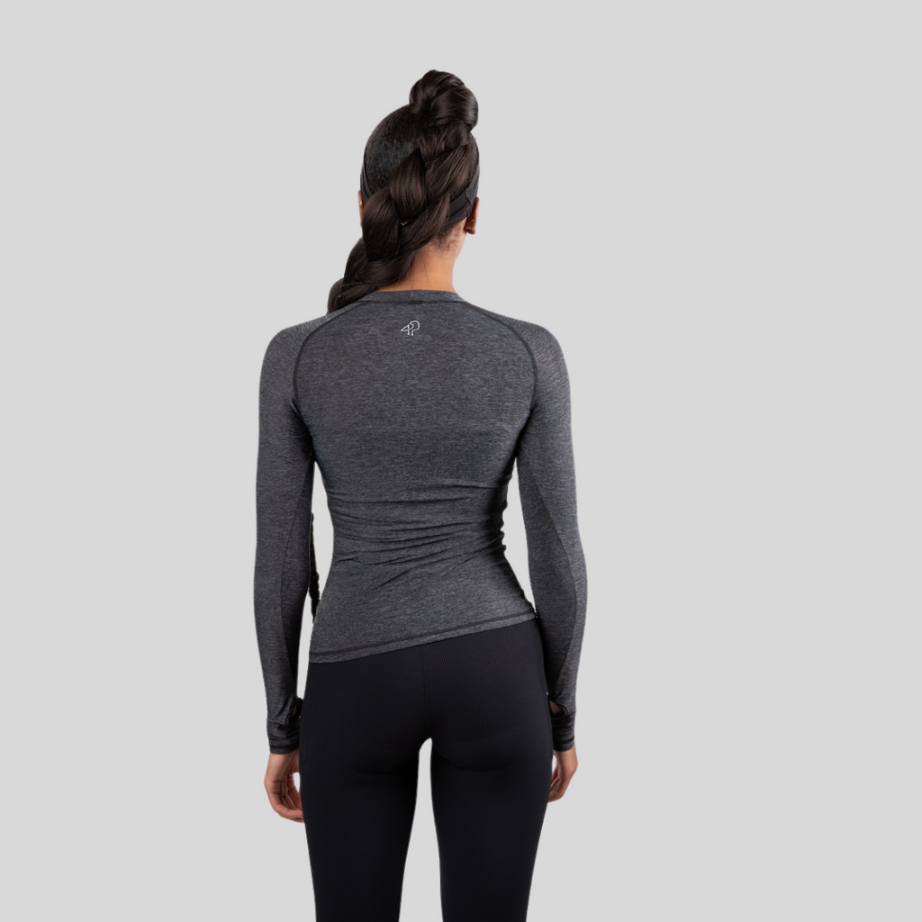 Laguna Long-Sleeve Women's Sun Shirt Heathered