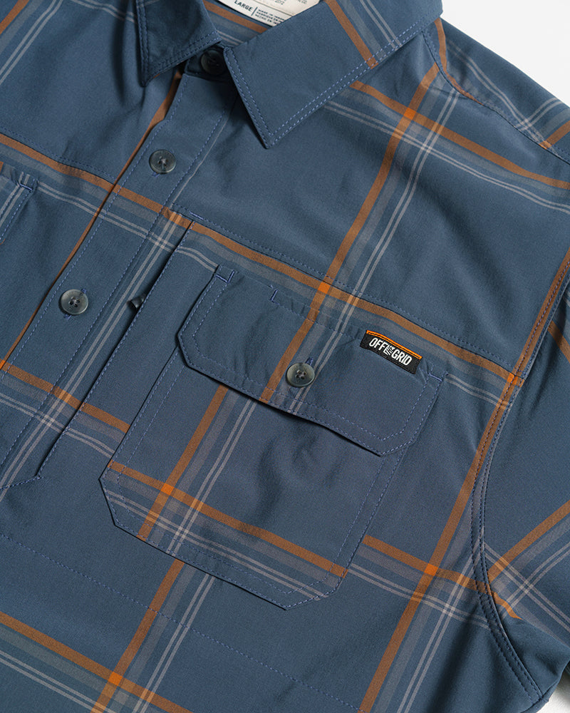 Jack Knife SS Shirt | Dk Gray Blue
