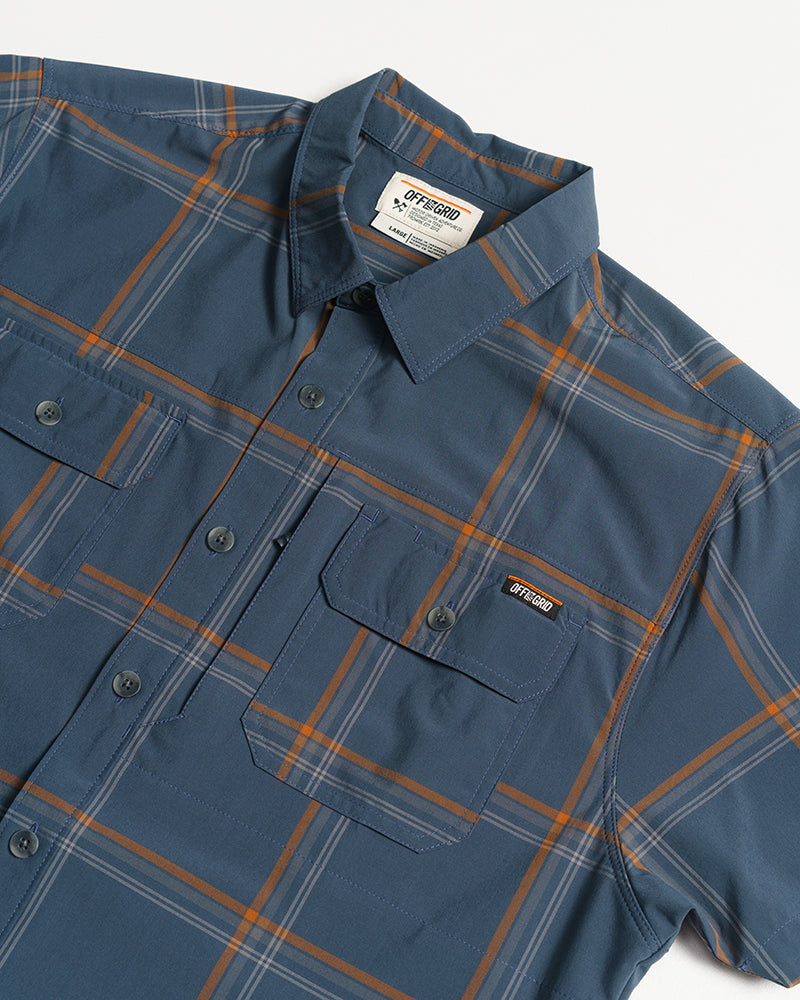 Jack Knife SS Shirt | Dk Gray Blue