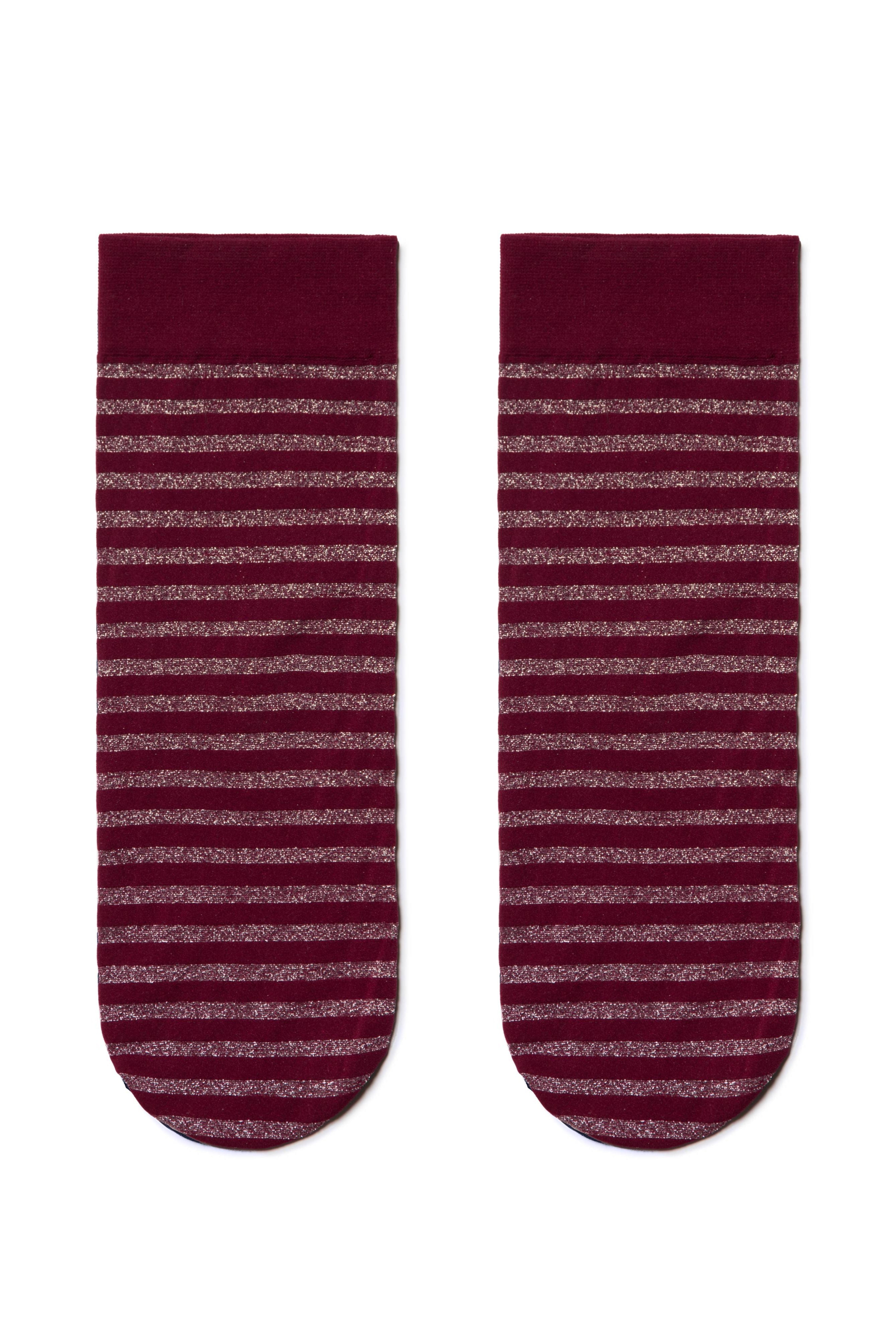 Conte Fantasy Socks with Shimmering Stripe