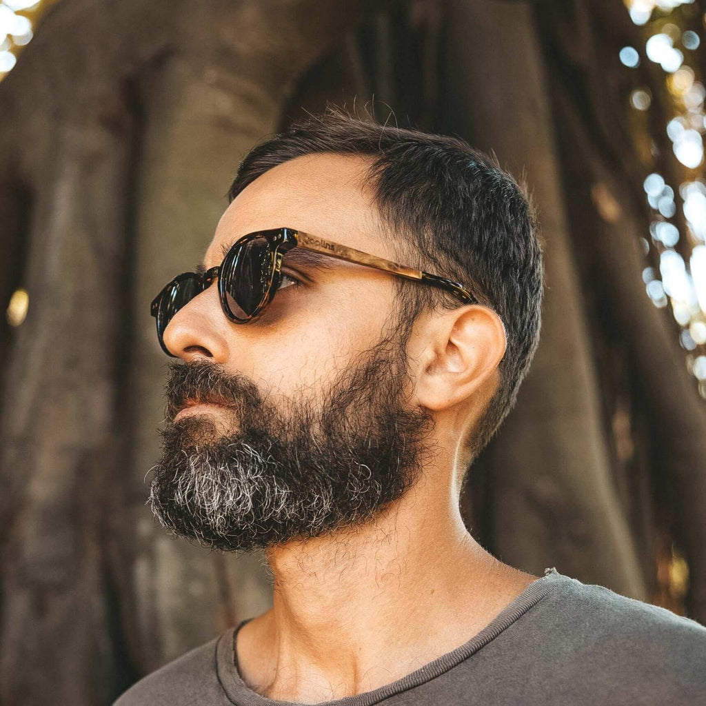 Ganges Unisex Wood and Bio Acetate Sunglasses