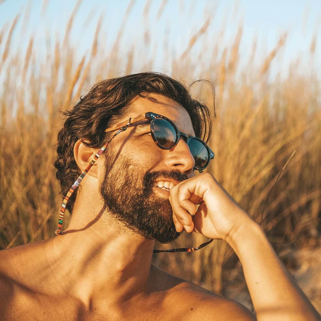 Ganges Unisex Wood and Bio Acetate Sunglasses