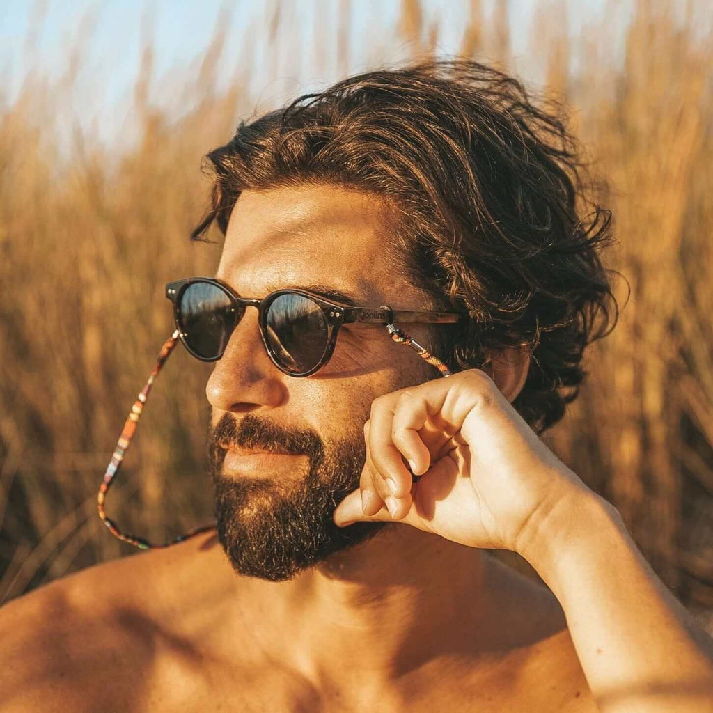 Ganges Unisex Wood and Bio Acetate Sunglasses