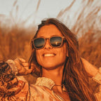 Lark Unisex Wooden Sunglasses