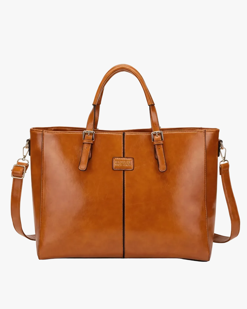 Badgley Mischka Julia Rustic Vegan Leather Weekender Duffel Bag