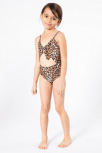 One-Piece Swimsuit F1808 Cheetah
