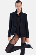 Conte Karmen Tights with Imitation of Knee-Highs and a Hearts Pattern