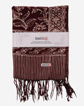 Handmade Batik Scarf | Cotton | Red White Cherish & Burgundy
