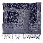 Handmade Batik Scarf | Cotton | Mark Blue