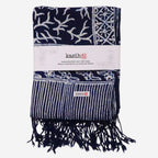Handmade Batik Scarf | Cotton | Mark Blue
