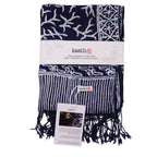 Handmade Batik Scarf | Cotton | Mark Blue