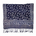 Handmade Batik Scarf | Cotton | Mark Blue