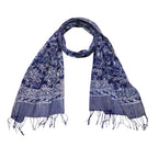 Handmade Batik Scarf Wings | Blue