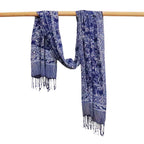 Handmade Batik Scarf Wings | Blue