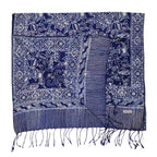 Handmade Batik Scarf Wings | Blue