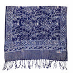 Handmade Batik Scarf Wings | Blue