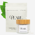 Starter Kit: The Pearl Jar White Sea Glass & Fluoride Mint Toothpaste Tablets | 62 Tablets | Refill Pouch