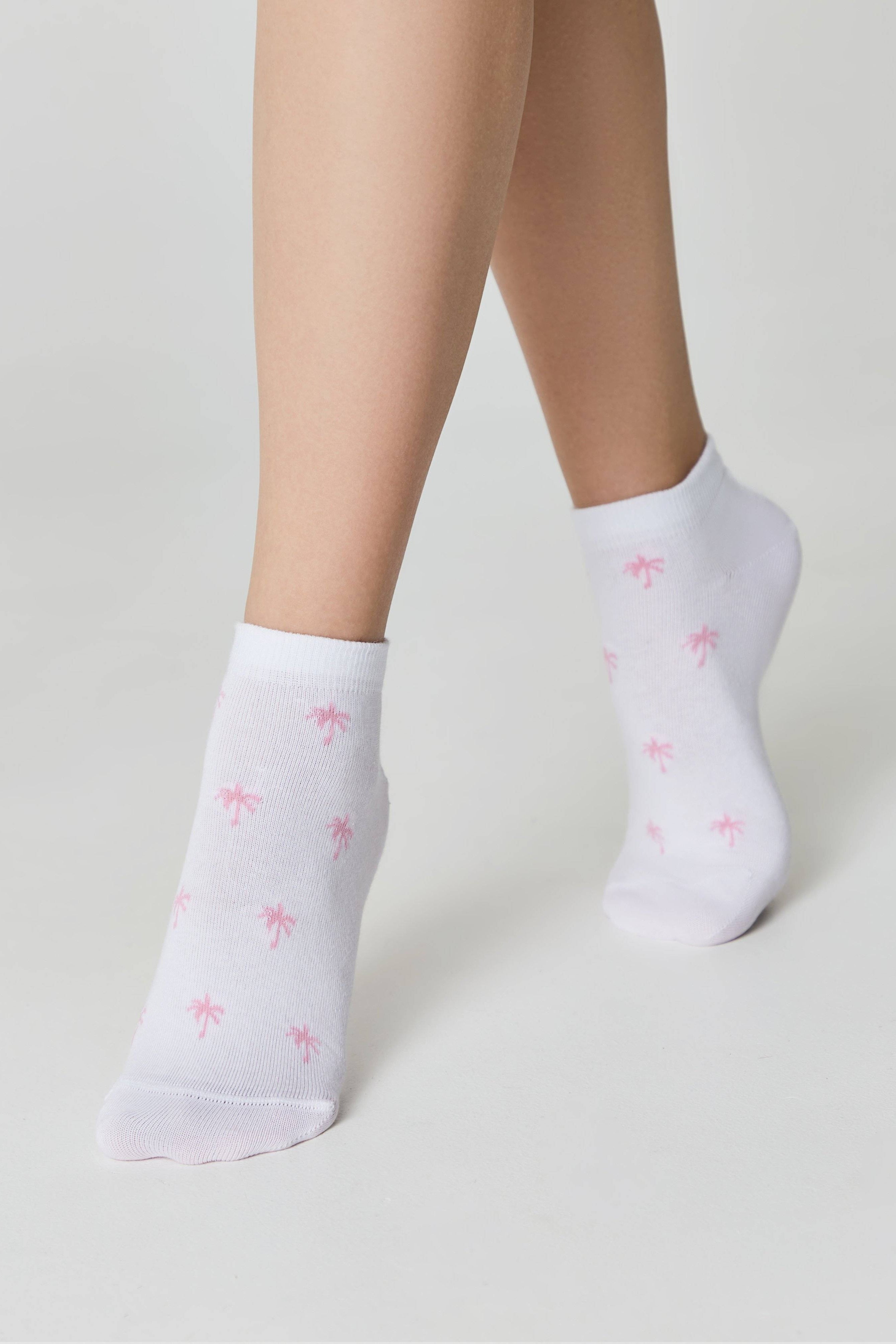 Cotton Ankle Socks Conte Active Palm Trees 589