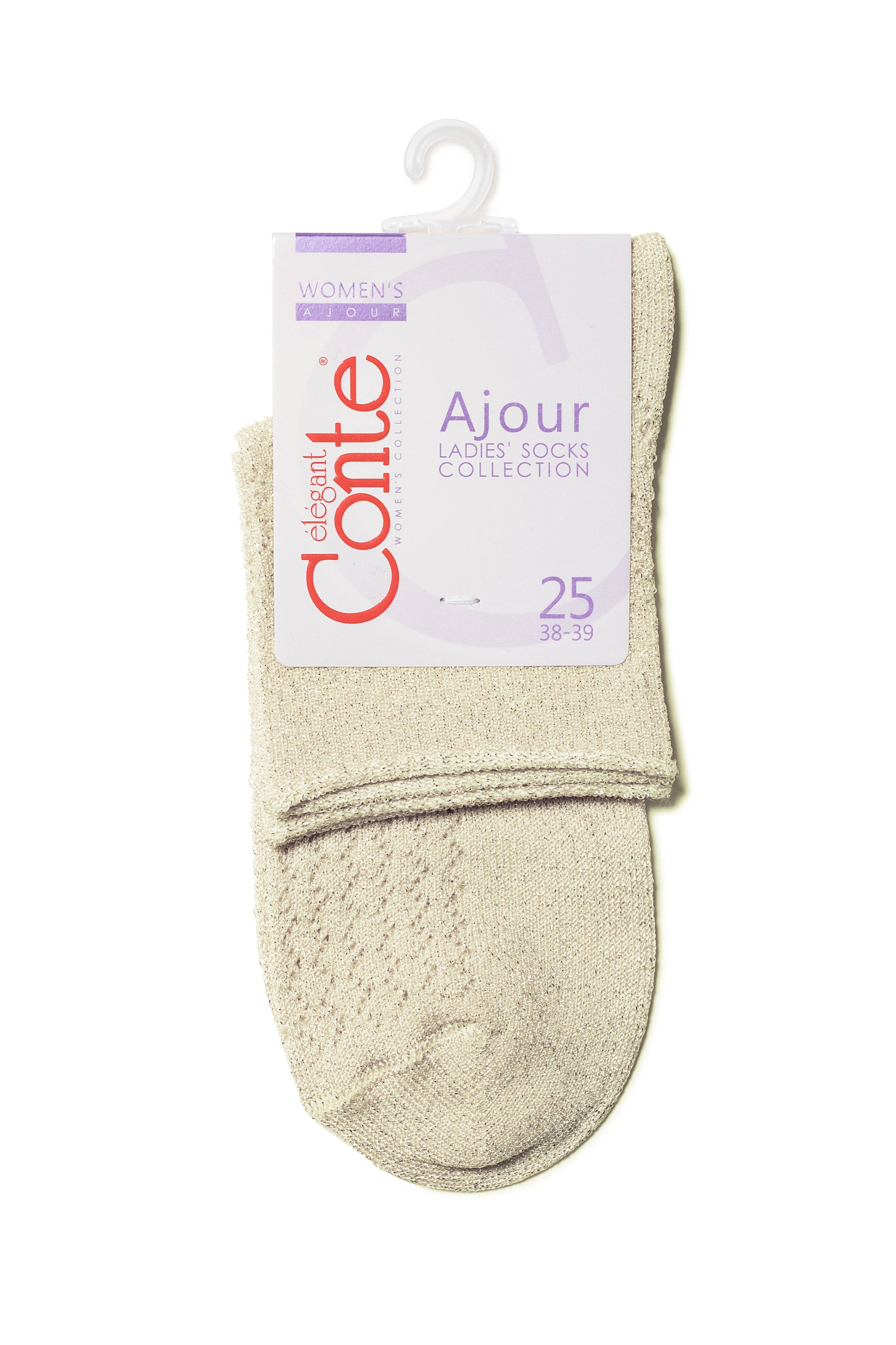 Conte Socks Ajour Viscose with Lurex 180