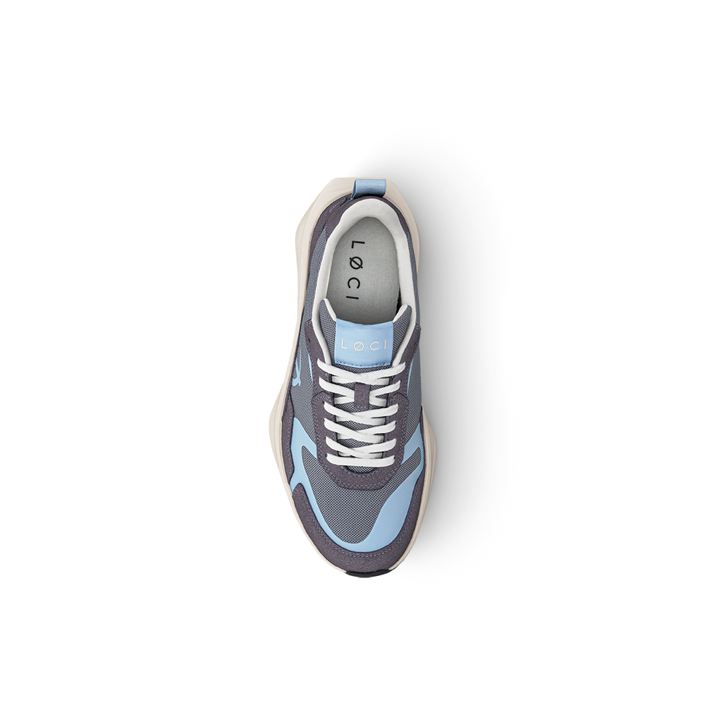 FLØ Sneaker | Grey & Blue
