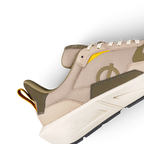 FLØ Sneaker | Beige & Olive