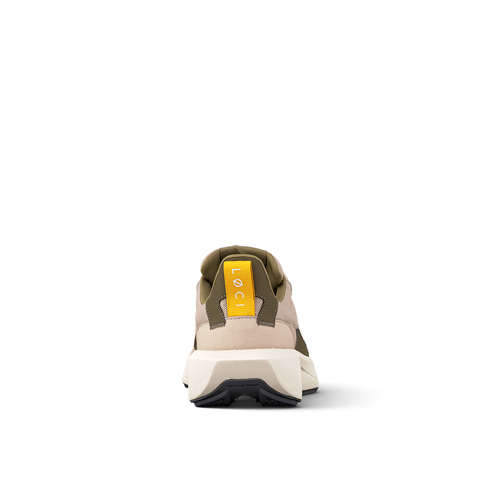 FLØ Sneaker | Beige & Olive