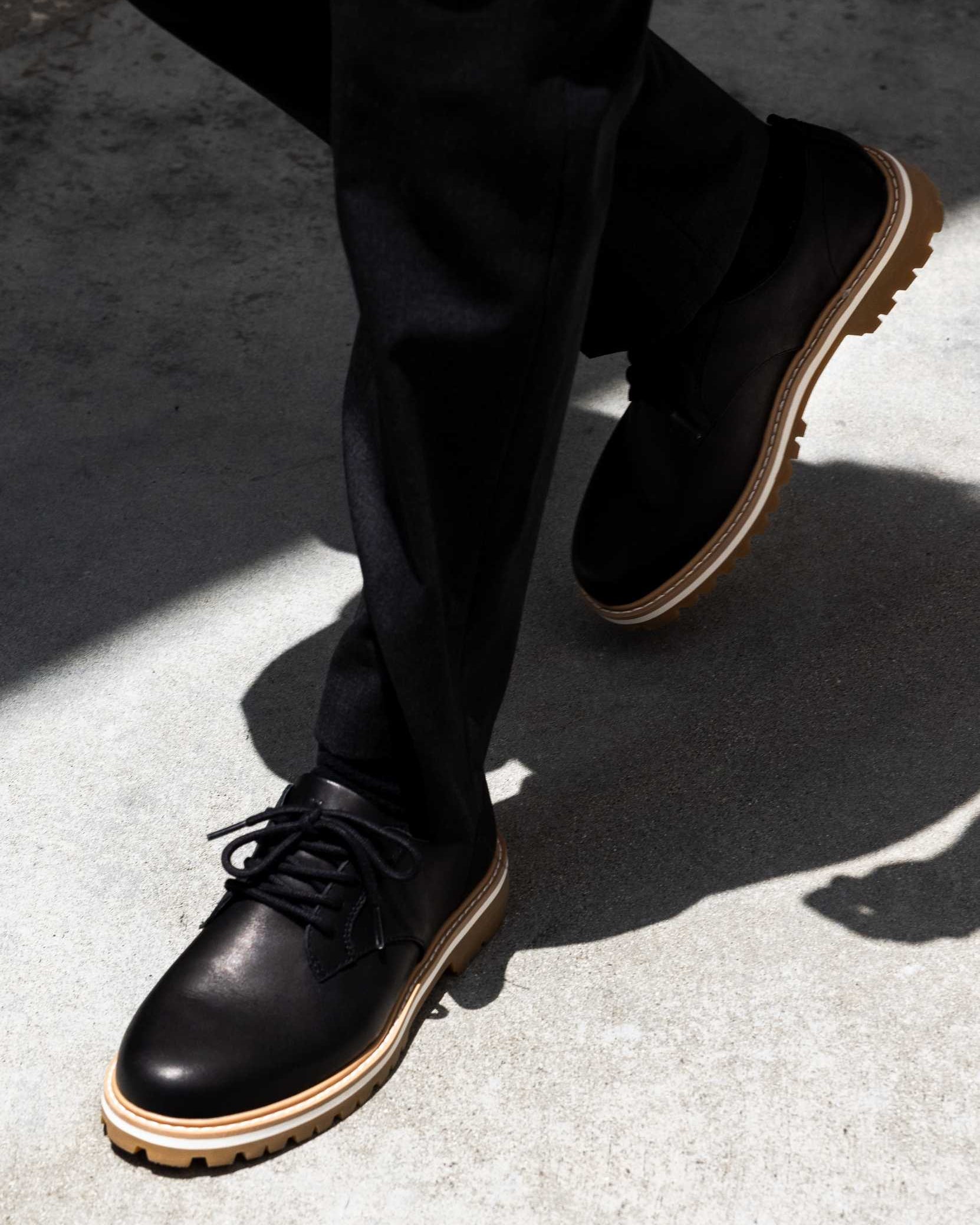 LOGAN Men's Laced Shoes | Black