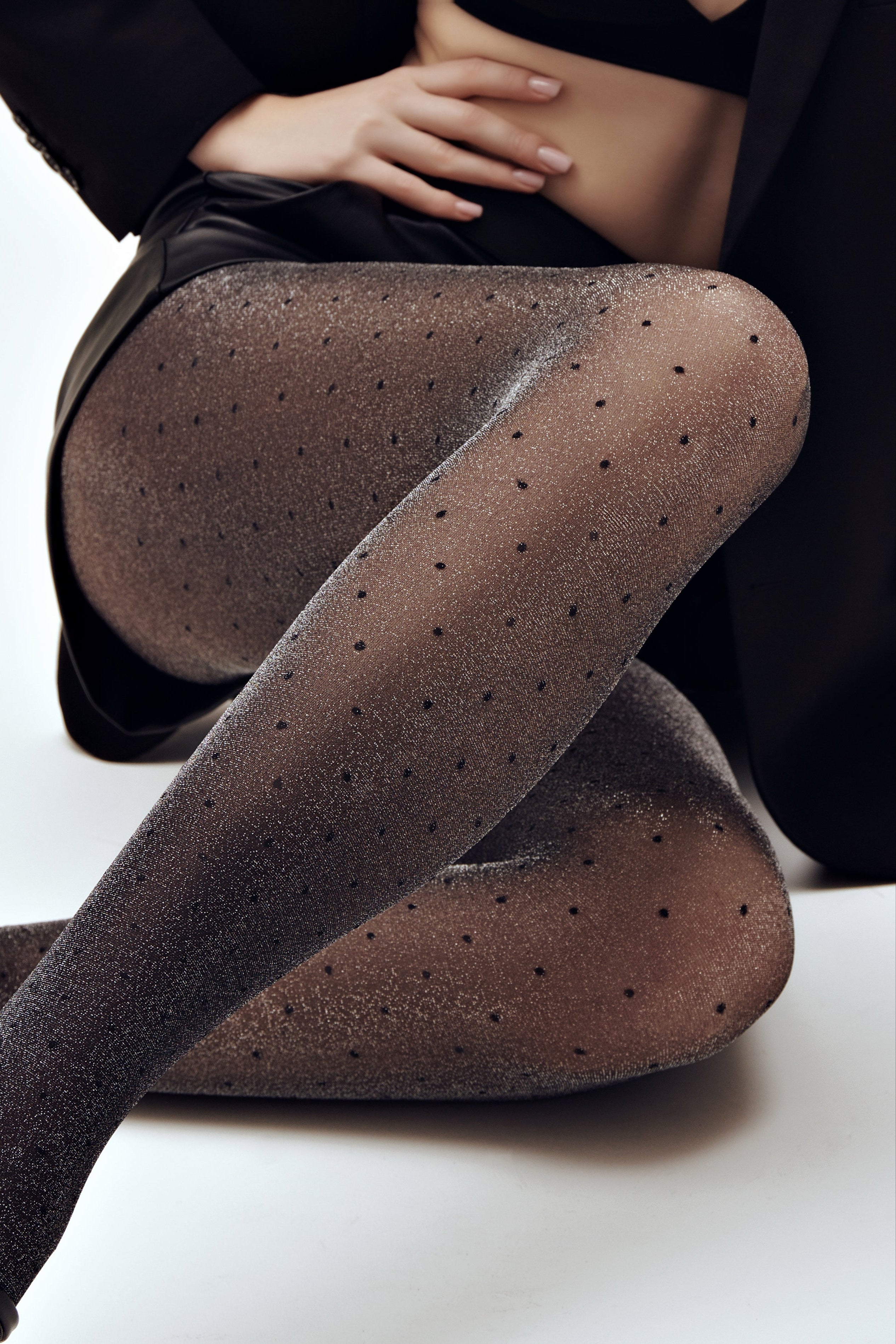 Conte Fantasy Tights Luxe Dots | Lurex and Polka Dots Pattern