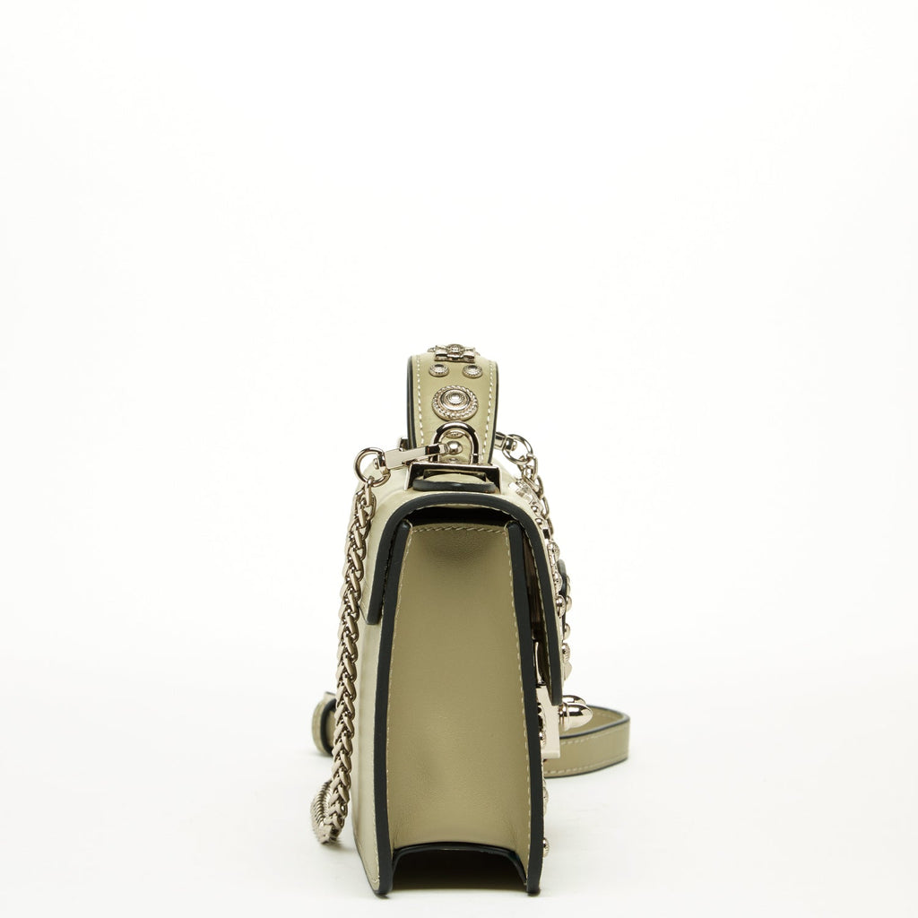 Small Leather Crossbody Bag | Sage Green Purse